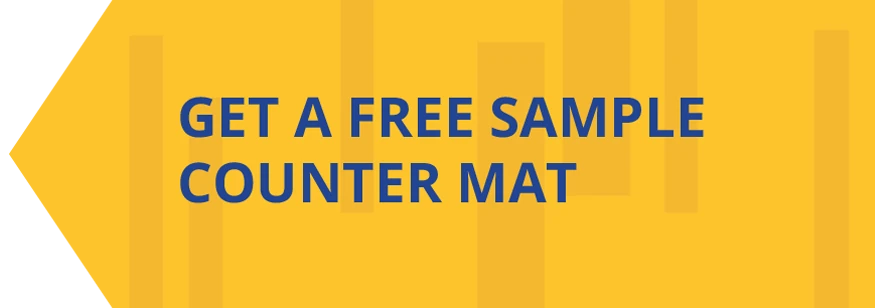 Retail Counter Mats  Custom And Affordable Printed Counter Mats